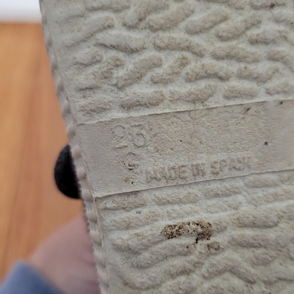 Cienta Toddler Little Girls Sparkly Grey Mary Jane Style Shoes Size 23 (6.5) - Picture 9 of 9